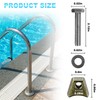 Screw Man Pool Ladder Anchors Wedge Assembly PW-4C Replacement (2