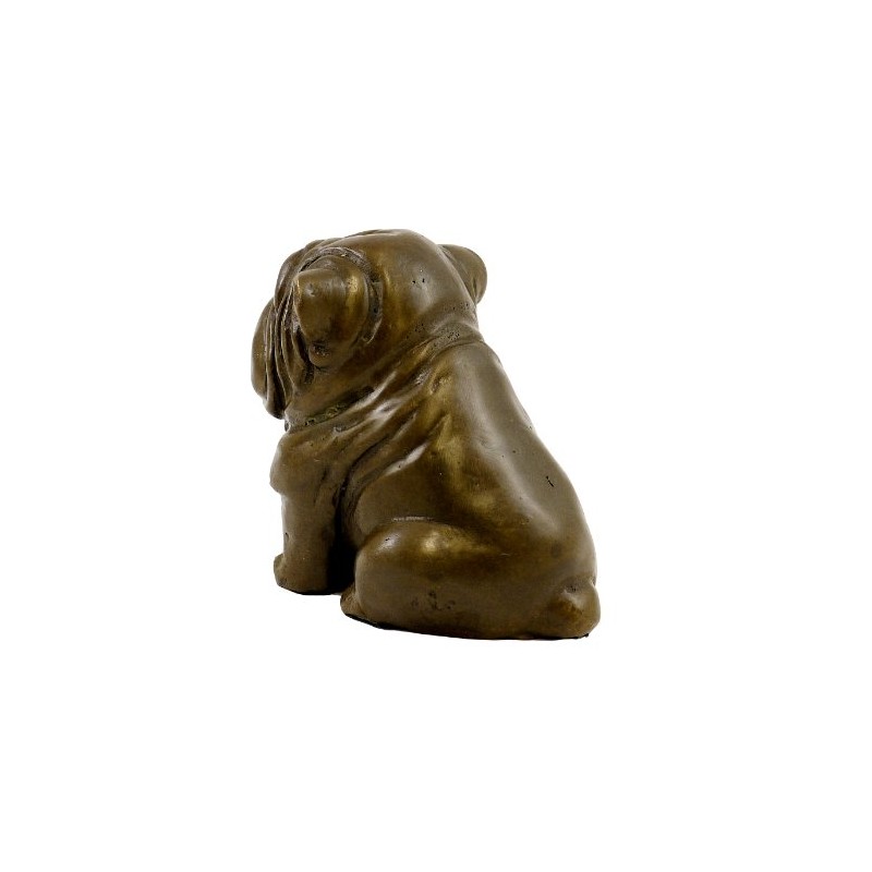 Vienna Bronze Figure – signed goalkeeper Pug – Bergmann Vienna