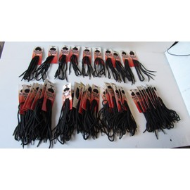JOBSITE LOT OF 50 54015 JOBSITE BOOT WORK LACES HIKING LACE BLACK 45-5-6 EYELETS