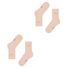 Esprit 2-Pack Women’s Plain Cotton Socks, Black/Grey, Many Other Colours,