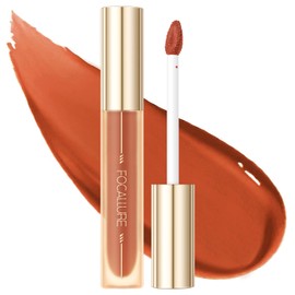 FOCALLURE Glasting Water lip Tint,Non-Sticky Long Lasting Liquid Lipstick,High Shine,Vivid 16 Colors,Glossy Finish Lipgloss for Daily Use