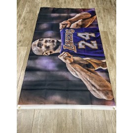 LA Lakers Kobe Flag 3x5 Banner Lebron Davis Gigi Mamba Mentality MVP Forever