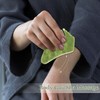 Multipurpose Jade Green Handmade Massage Comb Full Relaxing Massage Scalp