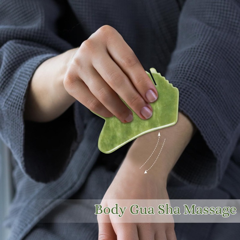 Multipurpose Jade Green Handmade Massage Comb Full Relaxing Massage Scalp