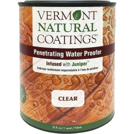 Vermont Natural Coatings Penetrating Waterproofer Infused with Juniper qt