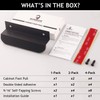 RVPEKUPE 1-Pack Under Cabinet Foot Pull with Adhesive and Screws,