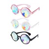 WantsGin 3 Pack Kaleidoscope Rave Goggles, Festivals Party Goggle, Drunk