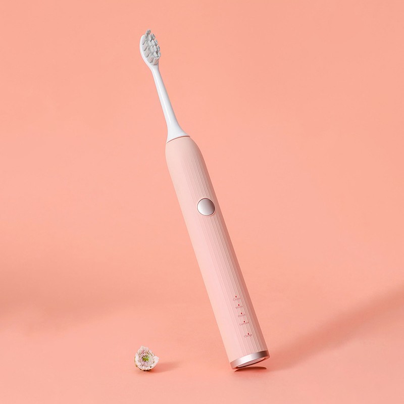 Electric Toothbrush Soft Bristle Waterproof Efficient Cleaning USB Rechargeable for