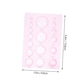 Gadpiparty 2pcs Paper Quilling Tools Half Ball Mini Molds DIY Craft Supplies for Paper Art Card Decoration Jewelry Making DIY Enthusiasts