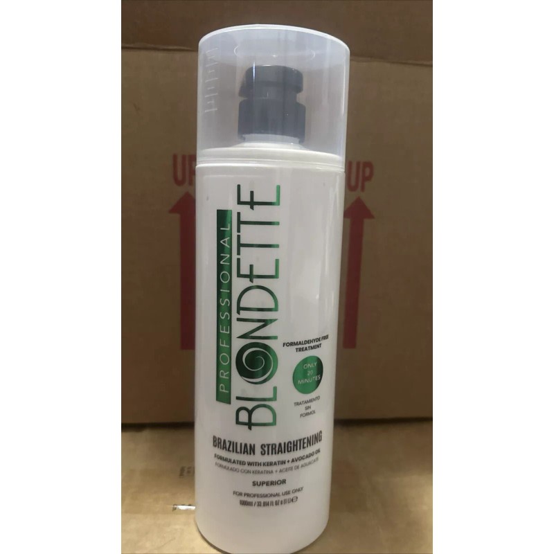 BLONDETTE Brazilian Straightening Formulate formaldehyde free treatment + Avocado Oil