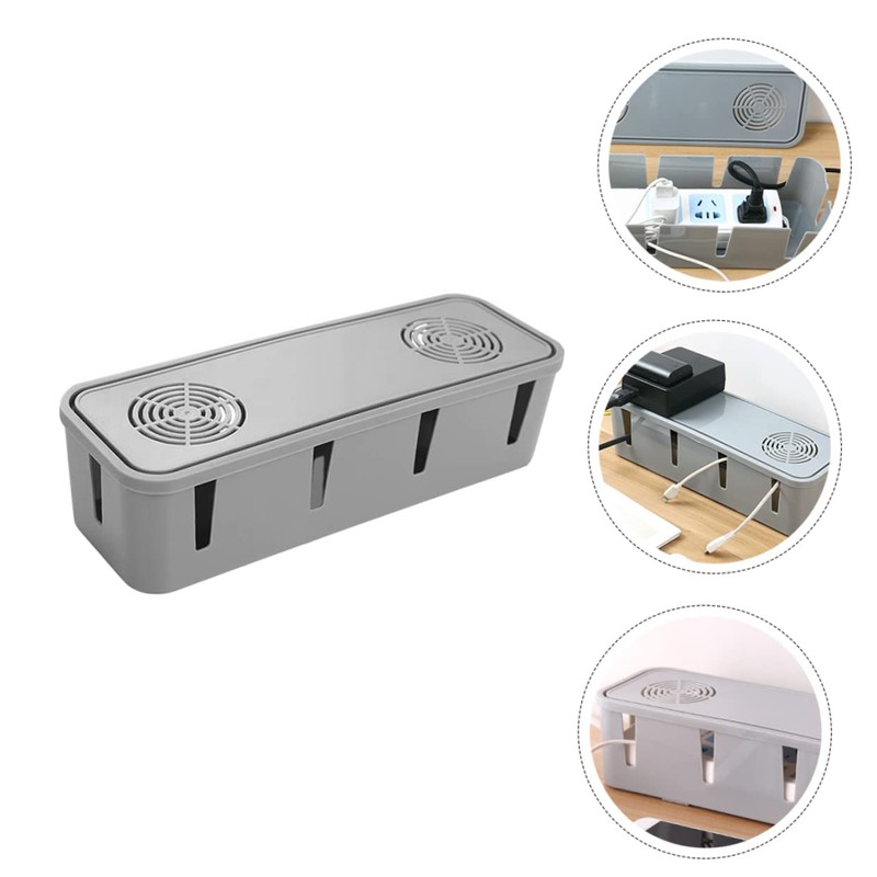 Angoily Quality Material Cable Organizer Holder Desk Cable Management Socket