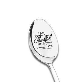 Thank You Gifts for Women Men Employee Pastor Appreciation Retirement Gift for Coworker Boss Friend Spoon Teaspoon Gifts for Women Mom Birthday Christmas Presents for Men Dad Uncle Coffee Spoon