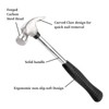 Mezchi 8 Pack 8 Oz Small Claw Hammer Set, Mini