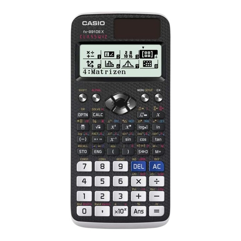 Calcuso Standard Package Turquoise with Calculator Casio FX-991DE X ClassWiz
