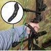 4Pcs Black Leather Bow Sling with Metal Grommets for Compound