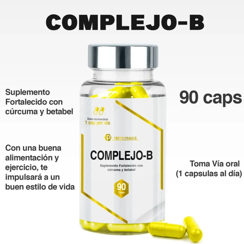 Vitamina Complejo-b Peptofrance 90cápsulas