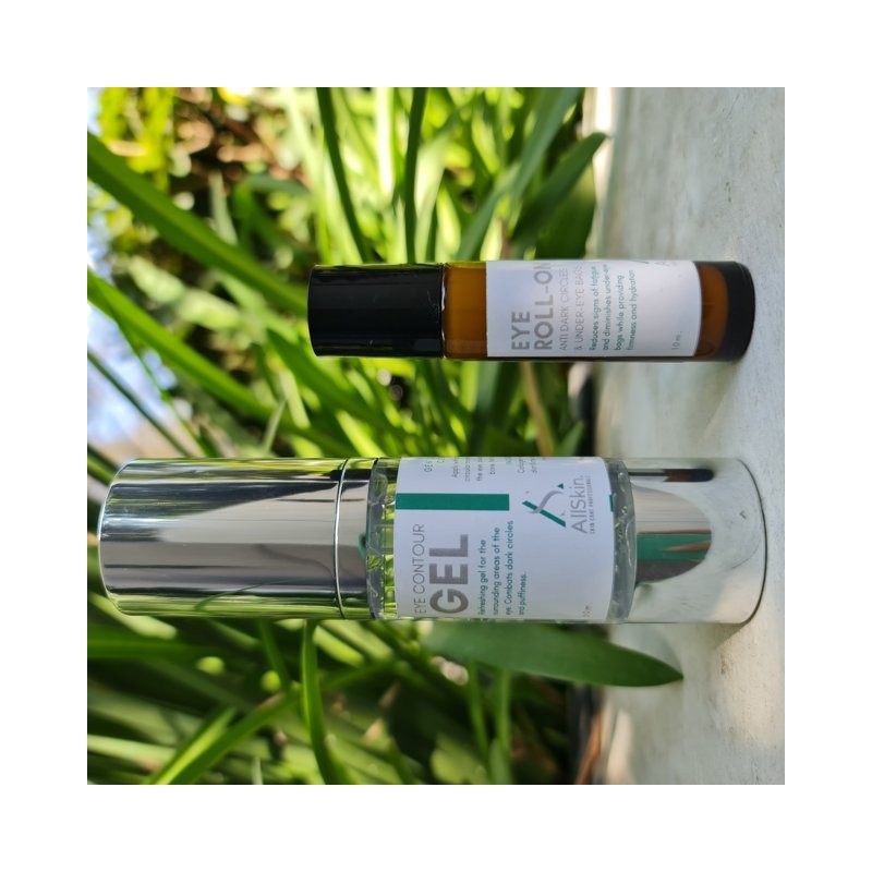 KIT GEL Y ROLL ON PARA CONTORNO DE OJOS AllSkin