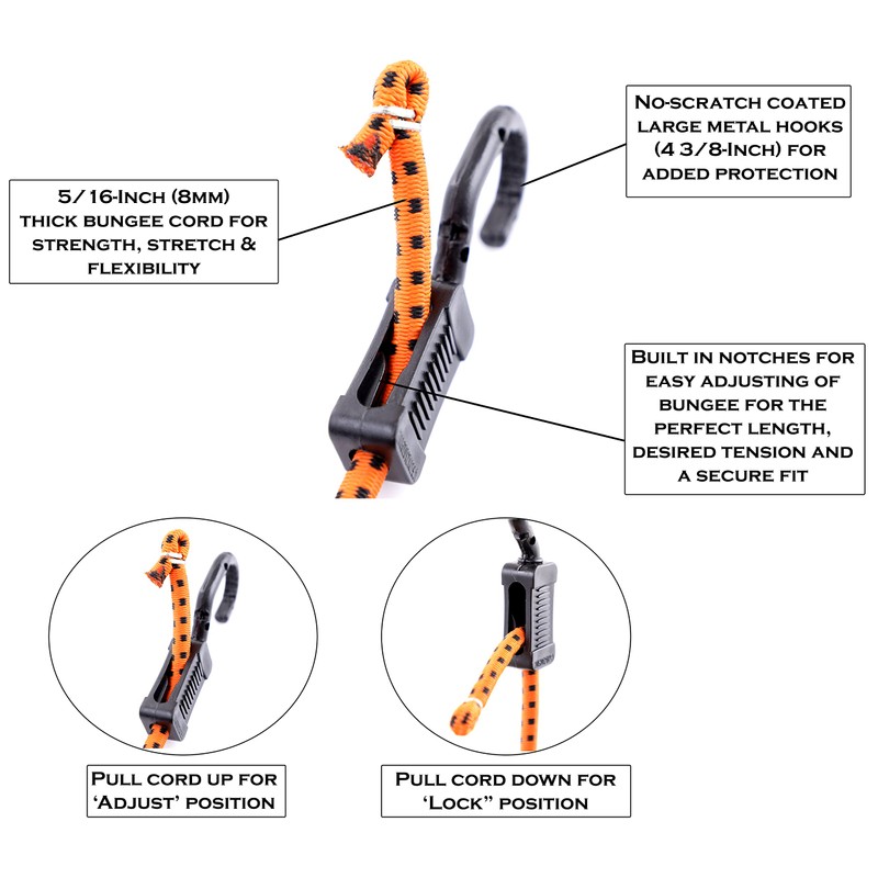 Kotap ajustable 81.3 cm cuerdas elásticas, 10 unidades), artículo: mabc-32