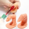 10 piezas de mano de práctica para uñas acrílicas, práctica