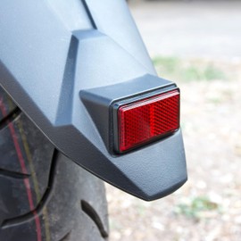 Rectangular Reflectors for Sticking, Pack of 4, Red, 88 x 35 x 9 mm Dimensions, E-Mark, Square Reflectors for Trailers, Motorhomes, Cat's Eye Trucks, Right Rear Reflectors, Tractor Diffusion Disc