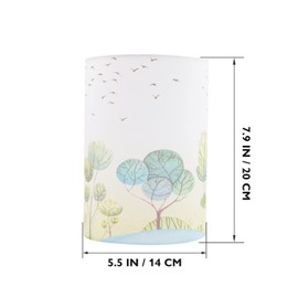 OSALADI Chandelier Lampshade, Children's Room Lampshade, Fabric Lampshade, Children's Room Decoration, Table Lampshade, Floor Lamp, Fabric Shade, Replacement for Table Lamp, Children's Room