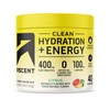 Ascent Clean Hydration + Energy Electrolytes Powder - 100mg Caffeine,