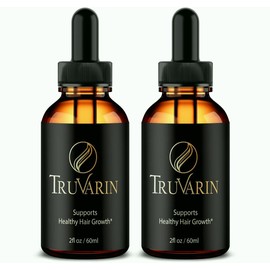 Truvarin (2 Pack) Truvarin Advanced Hair Growth Drops to Reduce Hair Loss and Thinning