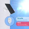 2-Pack Solar Panel Charger for Arlo Camera, 5W Solar Panel
