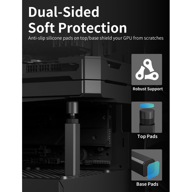 Graphics Card GPU Brace Support, Video Card Sag Holder Bracket,