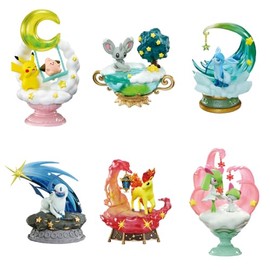 Reement Pokémon Starrium Series Dreaming Moonlight Stars, 1 Box, H 4.7 x W 5.7 x D 8.5 inches (120 x 145 x 215 cm), ATBC-PVC, ABS