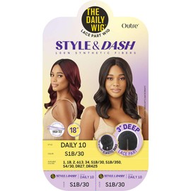 Outre The Daily Wig - Style & Dash - Daily 10 (OFF BLACK 1B)