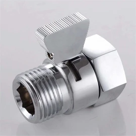 Shower Shut Off Valve, Water Flow Control Shut Off Valve G1/2 for Shower Head, Hand Shower or Bidet Sprayer