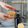 6Pcs Bamboo Dish Brush Soft Sisal Bristle Dish Washing Brush
