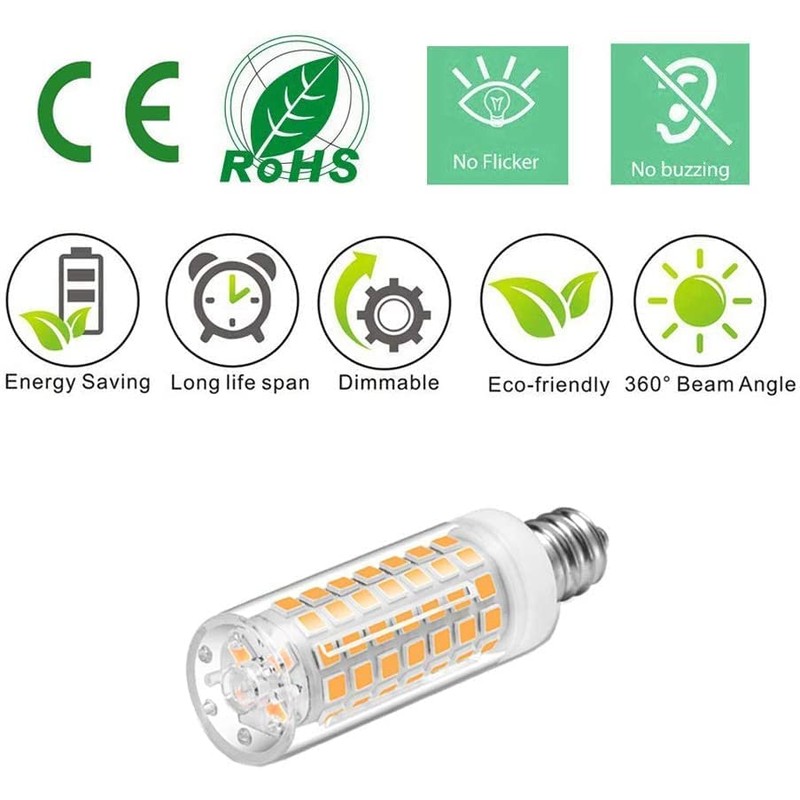 E12 LED Bulb Dimmable 7W C7 Bulb Equivalent to E12
