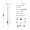 Aqua-Terra Lighting 9W Pond Filter bulbs 2 PACK – UVC