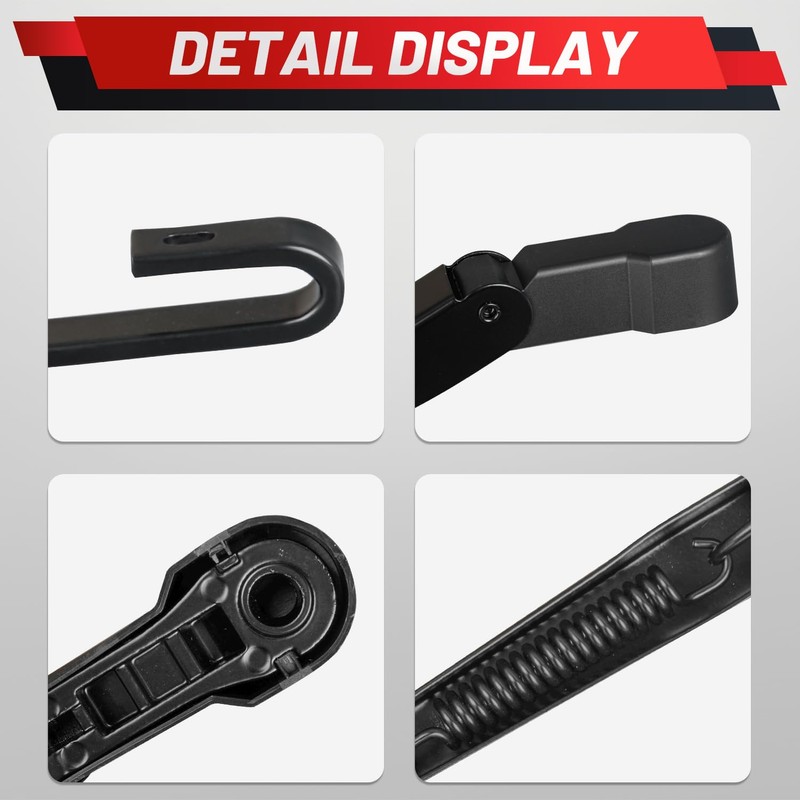 68002389AA Upgraded Windshield Wiper Arm Compatible with Jeep Wrangler JK