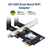 TP-Link AC1200 PCIe WiFi para PC-Bluetooth 4.2, Tarjeta de Red