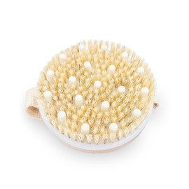 EcoGreen® - Cepillo corporal de cerdas naturales, cepillo para masaje exfoliante y estimulante, ayuda a la celulitis y estimula la circulacion sanguinea.