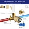 Lavatrum Brush Gold Shower Head and Handle Set Single Spray