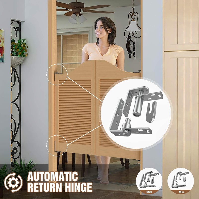 Dolenor Cafe Door Hinges and Saloon Door Hinges, Swinging Door