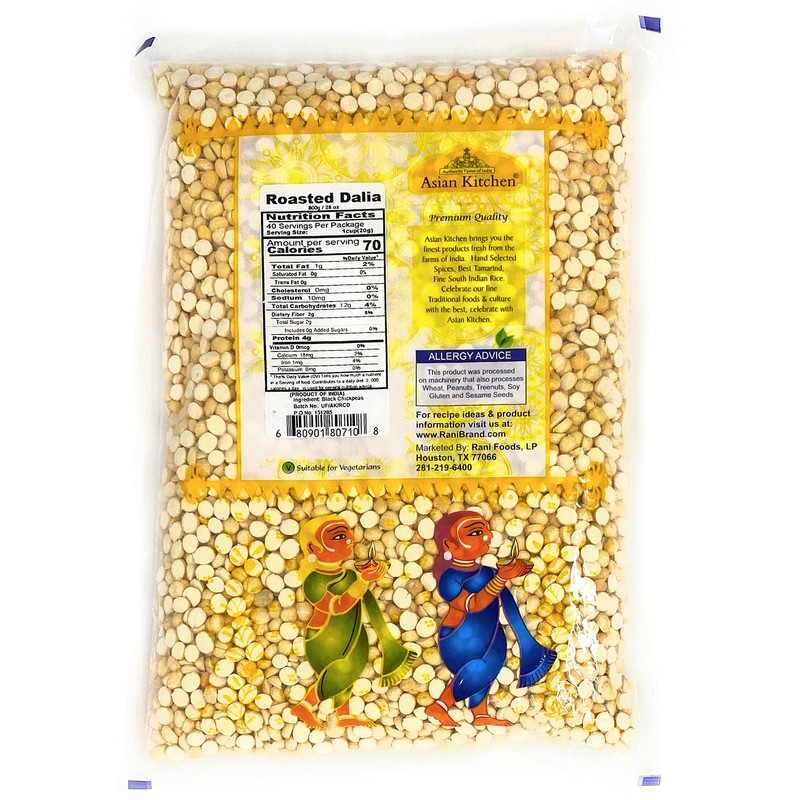 Asian Kitchen Daliya Split (Roasted Split Chickpeas Dalia) 800g (28oz)