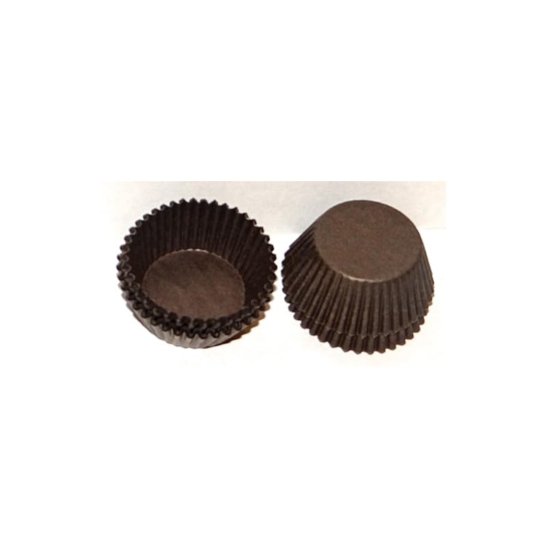 No. 5 Peanut Butter Paper Brown candy cups 1 1/4"