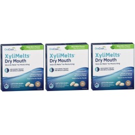 XyliMelts Discs for Dry Mouth 40 Mints each * 3 Pack*