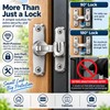 Sliding Door Latch Lock for Home Security – 90/180 Degree