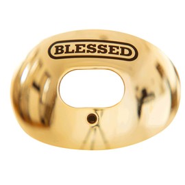 Battle "Blessed Chrome Oxygen Football Mouthguard - Chrome Gold