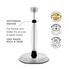 Kamenstein Hexagon Base Perfect Tear, Stainless Steel Countertop Paper Towel