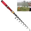 1.9m Portable Rotary Fishing Pole Outdoor Fiberglass Telescopic Casting Fishing