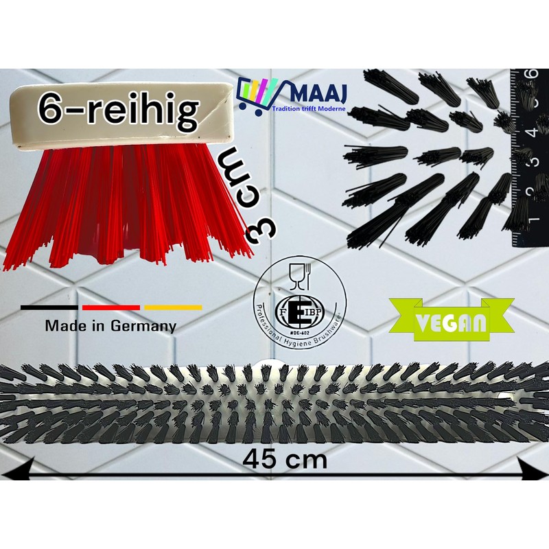 MAAJ Hygiene Scrubber 45 cm Food Industry Washable Vegan Made