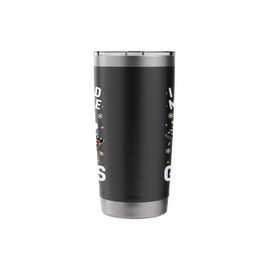 Funny Gamer Christmas Life, Festive Keyboard Gaming Humor Stainless Steel Insulated Tumbler