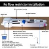 Flow Restrictor 550CC 1/4" Quick Connector Fittings Flow Restrictor for